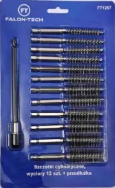 szczotki-cylindryczne-wyciory-12-szt-z-przedluzka-hex-falon-tech-ft1257