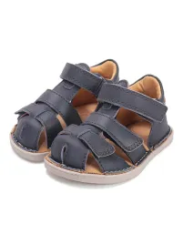 chlopiece-sandaly-skorzane-barefoot-granatowe-ddstep