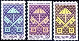 watykan-1978-mnh-xf-sc635-637-sede-vacante