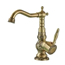 bateria-umywalkowa-antyczna-z-mosiadzu-rzezbiona-obrotowa-360-nablatowa