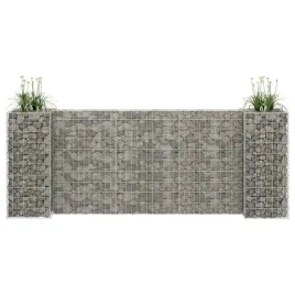 vidaxl-donica-gabionowa-w-ksztalcie-h-drut-stalowy-260x40x100-cm