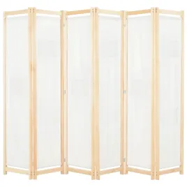 vidaxl-parawan-6-panelowy-kremowy-240-x-170-x-4-cm-tkanina