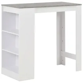 vidaxl-stolik-barowy-z-polkami-bialy-110-x-50-x-103-cm
