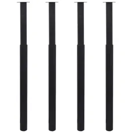 vidaxl-teleskopowe-nogi-do-stolu-4-szt-czarne-710-1100-mm