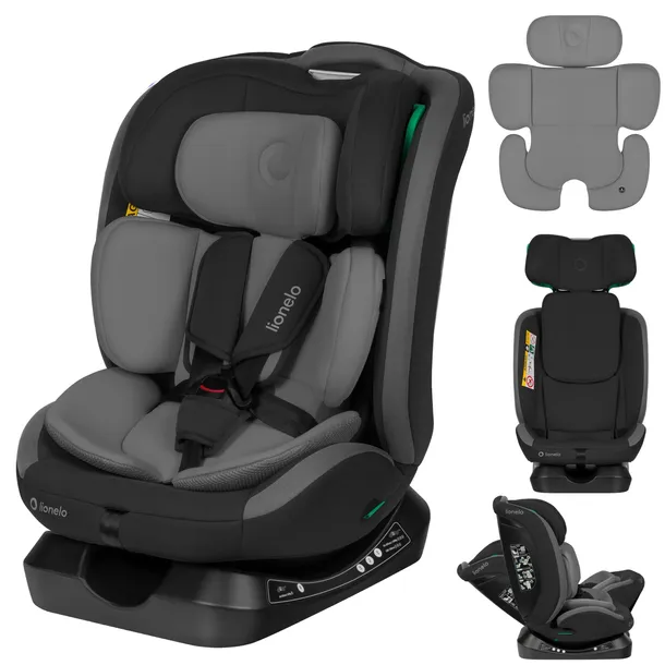 FOTELIK SAMOCHODOWY PRZÓD TYŁ RWF FWF 40-150 CM 0-36KG LIONELO AART I-SIZE