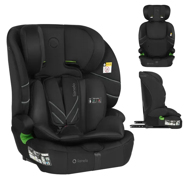Fotelik samochodowy ISOFIX 76-150 cm 9-36 kg Lionelo LEVI FIX i-Size