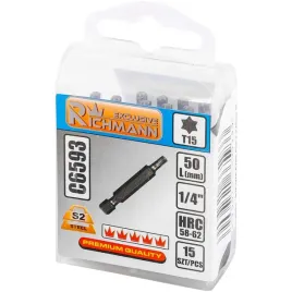 grot-torx-10x50-mm-s2-zestaw-15-szt-bitow-torx-richmann-c6592