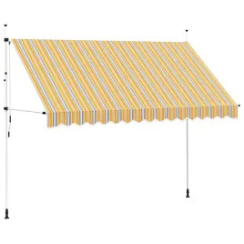 vidaxl-markiza-zwijana-recznie-350-cm-zolto-niebieskie-pasy