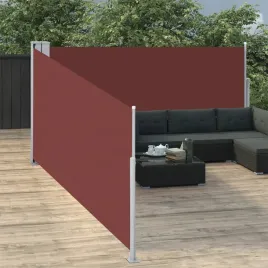 vidaxl-zwijana-markiza-boczna-brazowa-100-x-1000-cm
