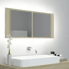 vidaxl-szafka-lazienkowa-z-lustrem-i-led-dab-sonoma-100x12x45-cm