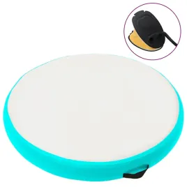 vidaxl-mata-gimnastyczna-z-pompka-100x100x20-cm-pvc-zielona