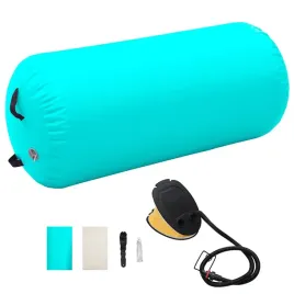 vidaxl-dmuchany-walek-gimnastyczny-z-pompka-120x75-cm-pvc-zielony