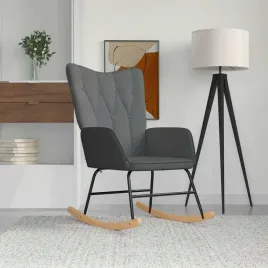 vidaxl-fotel-bujany-ciemnoszary-tapicerowany-tkanina