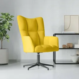 vidaxl-fotel-musztardowy-obity-aksamitem