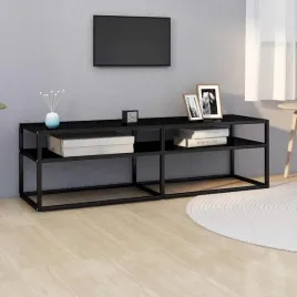 vidaxl-szafka-pod-tv-czarna-140x40x405-cm-szklo-hartowane