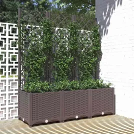 vidaxl-donica-ogrodowa-z-kratka-brazowa-120x40x136-cm-pp