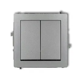 karlik-deco-7dwp-2-lacznik-podwojny-10a-zaciski-srubowe-srebrny-metalik