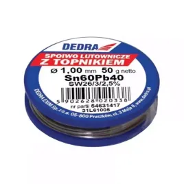 dedra-lut-z-topnikiem-1-0mm-50g-60percentsn-pb40sn60