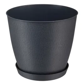 galicja-doniczka-z-podstawka-pella-22cm-antracyt