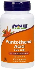 now-pantothenic-acid-500mg-100-veg-capsules
