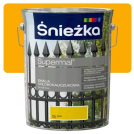 sniezka-supermal-emalia-chlorokauczukowa-zolty-ral1003-5l