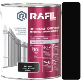 rafil-farba-do-bram-i-ogrodzen-antykorozyjna-2w1-czarny-ral-9005-3l-polmat