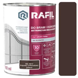 rafil-farba-do-bram-i-ogrodzen-antykorozyjna-2w1-braz-ral-8017-09l-polmat