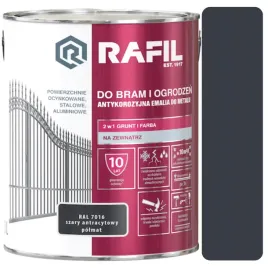 rafil-farba-do-bram-i-ogrodzen-antykorozyjna-2w1-antarcyt-ral-7016-3l-polma