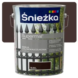 sniezka-supermal-emalia-chlorokauczukowa-braz-ciemny-ral8017-09l