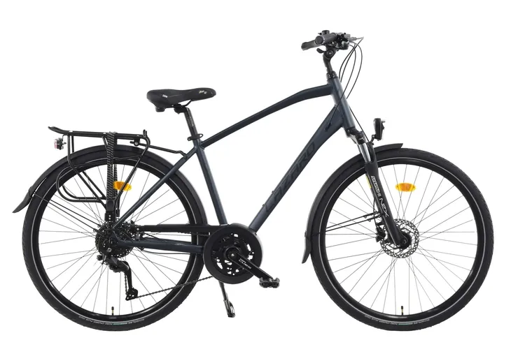 ROWER TREKKINGOWY LAZARO LEGION V3 MĘSKI SHIMANO HYDRAULIKA GRAFITOWY 19