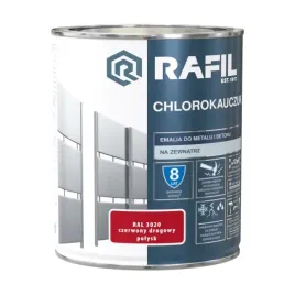 rafil-emalia-chlorokauczuk-czerwony-drogowy-ral3020-075l-do-metalu