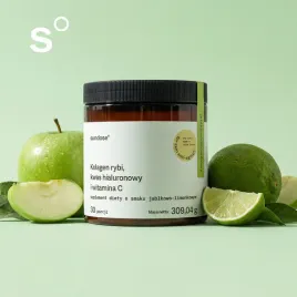 sundose-for-skin-anti-aging-kolagen-jablkowo-limonkowy-15-porcji-154g