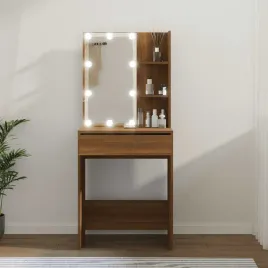 vidaxl-toaletka-z-led-brazowy-dab-60x40x140-cm