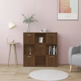 vidaxl-regal-na-ksiazki-brazowy-dab-90x30x90-cm