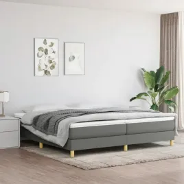 vidaxl-lozko-kontynentalne-ciemnoszara-200x200-cm-obita-tkanina