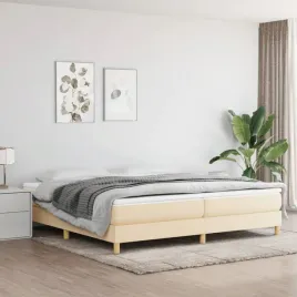 vidaxl-lozko-kontynentalne-kremowa-200x200-cm-obita-tkanina