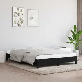 vidaxl-rama-lozka-bez-materaca-czarna-140x190-cm-obita-tkanina