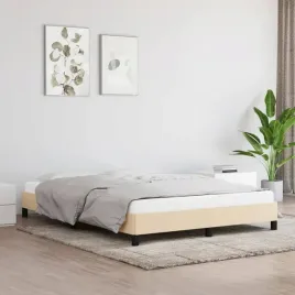 vidaxl-rama-lozka-bez-materaca-kremowa-140x190-cm-obita-tkanina