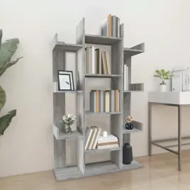 vidaxl-regal-na-ksiazki-szary-dab-sonoma-86x255x140-cm