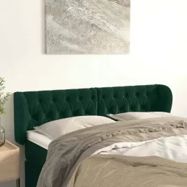 vidaxl-zaglowek-uszak-ciemnozielony-163x23x78-88-cm-aksamitny