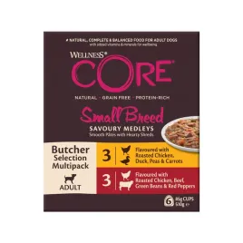 wellness-core-mokra-karma-dla-malych-psow-mix-smakow-6x85g-bezzbozowa