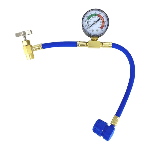 INFLOO Przewód z manometrem nabijanie klimy R134a R1234yf 11mm LowPresure