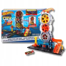 hot-wheels-wyscigowy-warsztat-opon-tor-samochodowy-autko-mattel-4