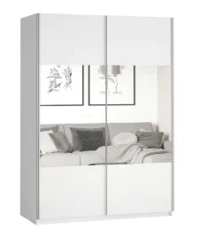 szafa-przesuwna-120cm-bialy-mat-z-lustrem-beta-nowoczesna-garderoba