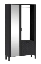nowoczesna-czarna-garderoba-z-lustrem-szafa-malumi-mm-11-jodelka-105-x197cm