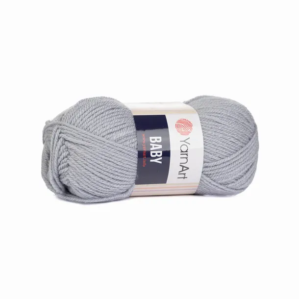 50g włóczka akryl YarnArt Baby szara 3072