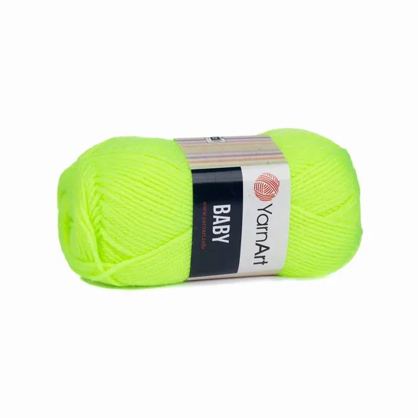50g włóczka akryl YarnArt Baby neonowa 8232