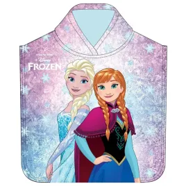 poncho-dla-dzieci-50x100-frozen-anna-elsa-rozowy-recznik-z-kapturem
