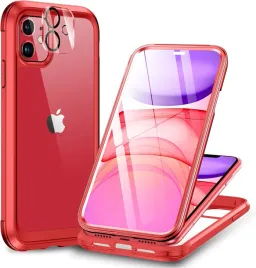 miracase-etui-360-do-iphone-11-szklo-na-aparat-bezbarwno-czerwone