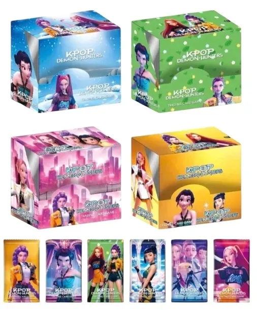 Karty Kpop Demon Hunters 288 Szt Rumi Zoey Mira Łowczeynie Demonów Box